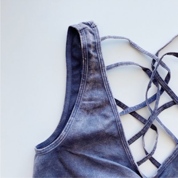 FP MOVEMENT Shanti Strappy Sports Bra In Faded Grape - Picture 4 of 11